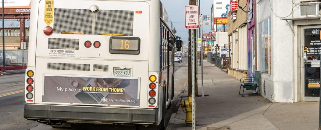 16 Bus on West Colfax Avenue