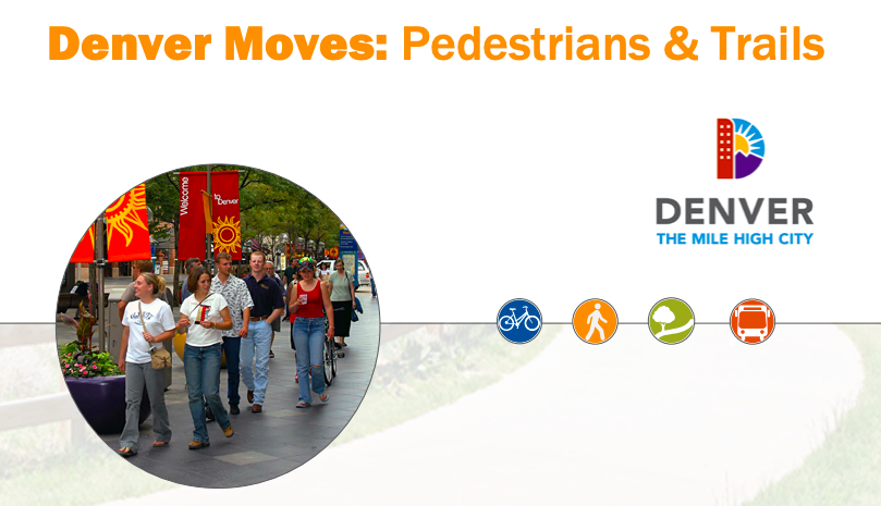 Denver Moves Pedestrians and Trails report cover