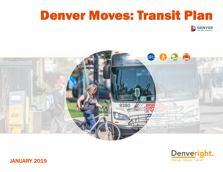 Denver Moves: Transit report cover
