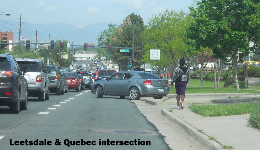 Leetsdale and Quebec intersection