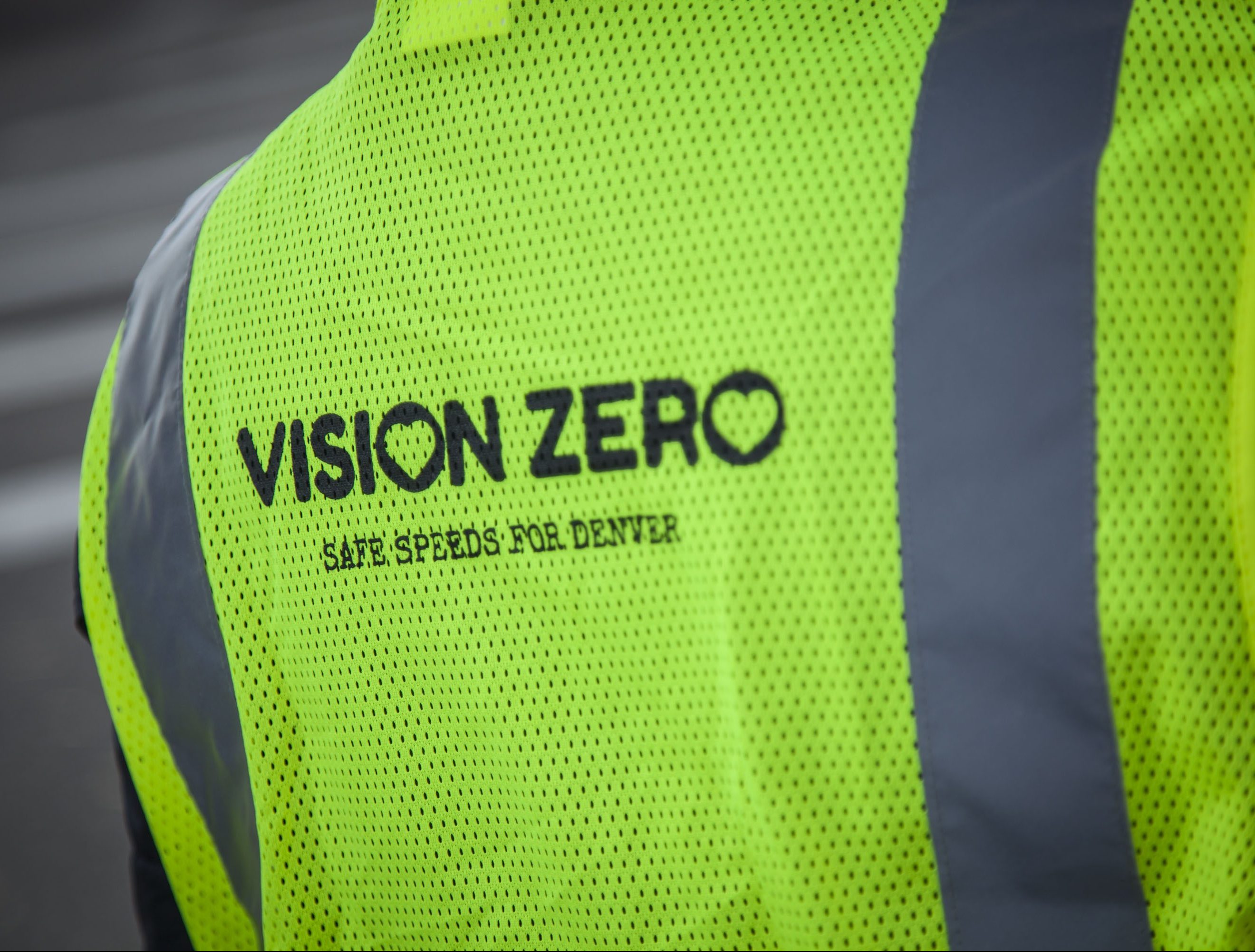 Vision Zero volunteer safety vest