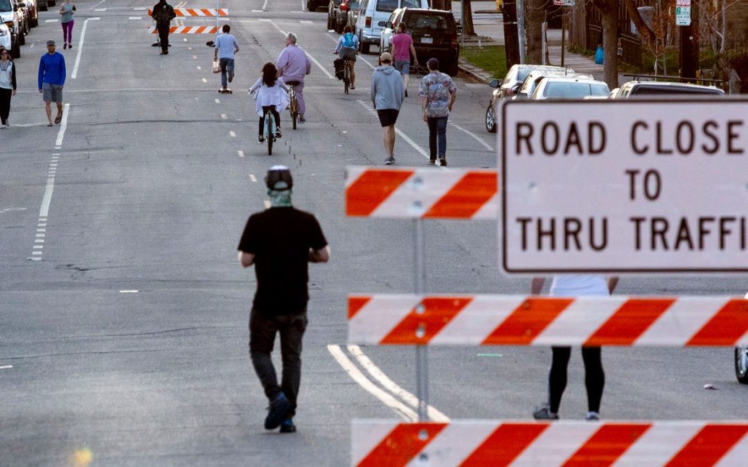 Tens of thousands of people are walking, biking and rolling on Denver streets once dominated by cars. Will they stick around?