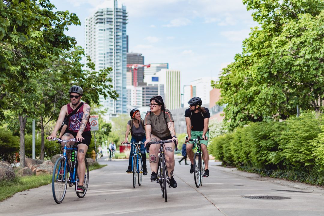 Bikers in Denver