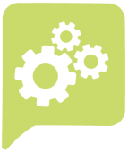 Policy gears icon