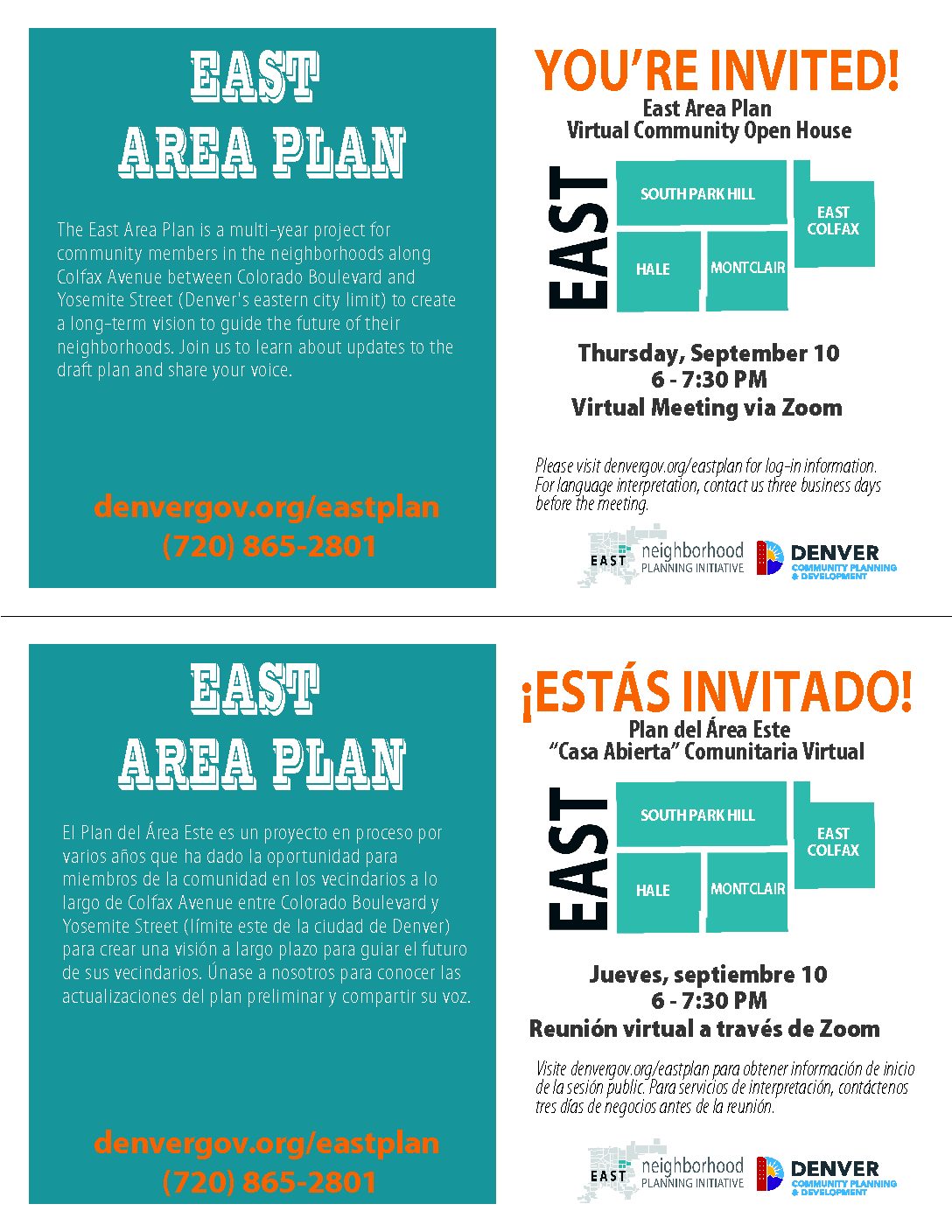 East Area Plan Open House