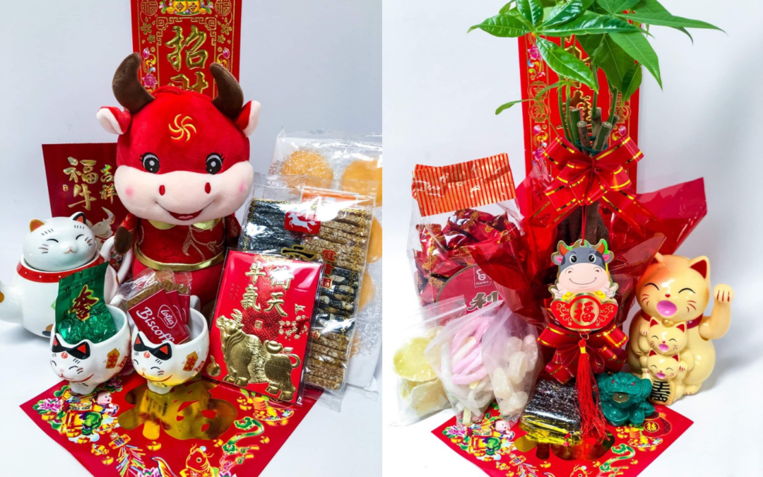 Two 2021 Lunar New Year gift bags