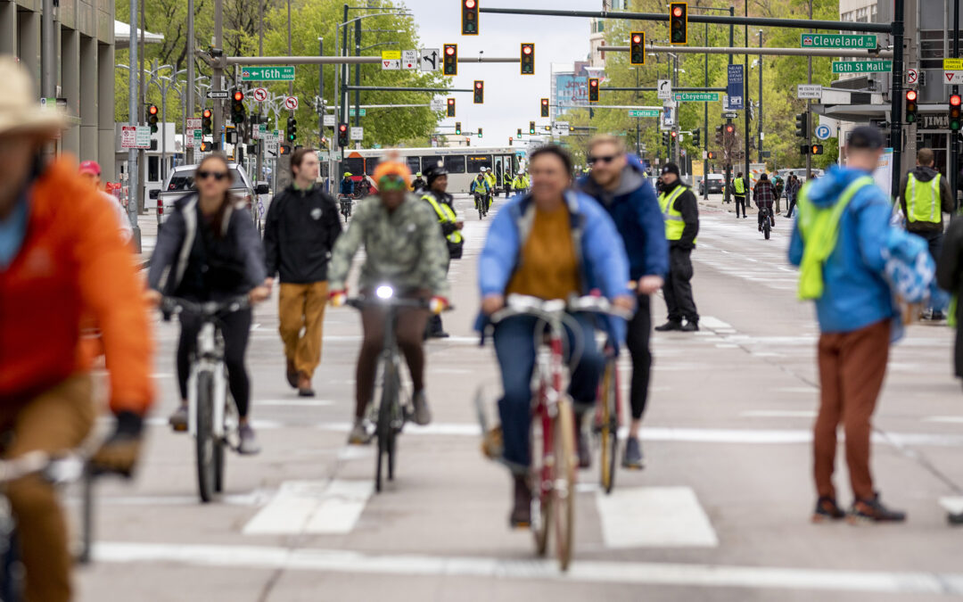 Here’s what car-free Broadway and Welton looks like