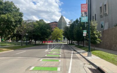 Traffic calming on 14th Ave makes travel to Civic Center easier for bikes and pedestrians